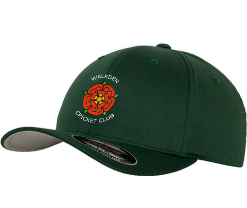 Walkden CC Flexfit Players Cap - Dark Green