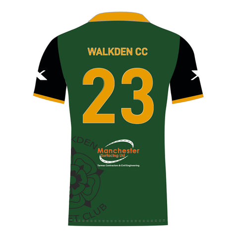 Walkden CC Junior T20 Playing Shirt SHORT SLEEVE