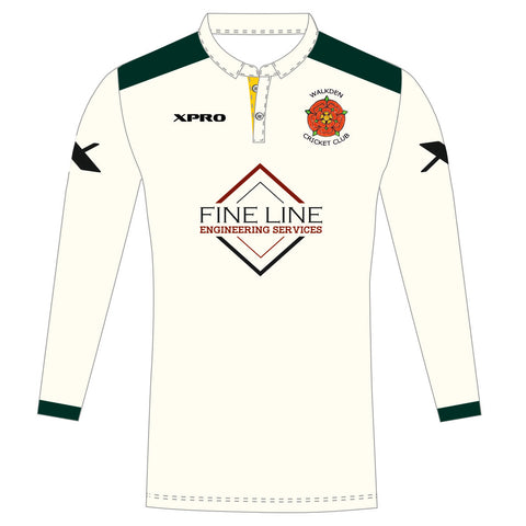 Walkden CC Senior Playing Shirt LONG SLEEVE (Main Sponsor FINE LINE)