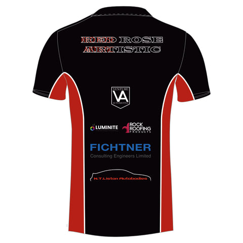 Red Rose Rollers Training Shirt Short Sleeve