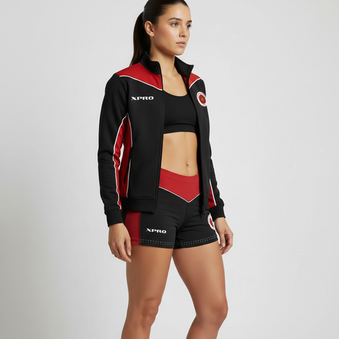 Red Rose Rollers FULL Zip Jacket