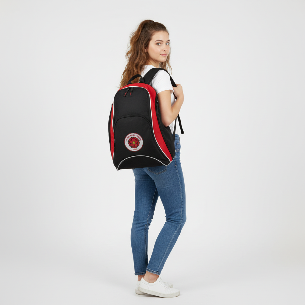 Red Roses Backpack Red Rose Rollers Team Backpack – XPRO TEAMWEAR