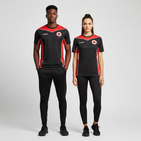 Red Rose Rollers Training Shirt Short Sleeve